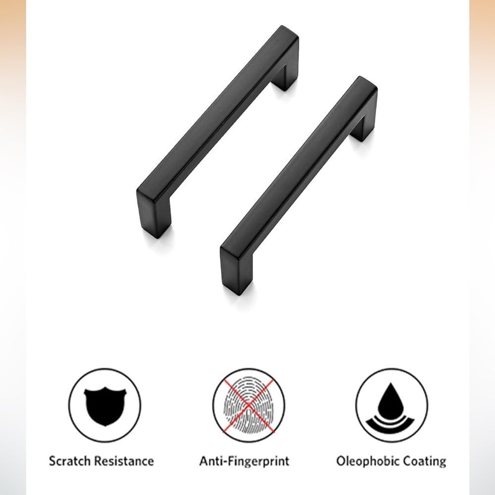 Ravinte Cabinet Matte Black Pull Handles 3 inch